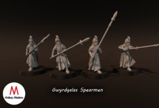 LOTR - Gwyrdgalas Elves With Spears or Swords
