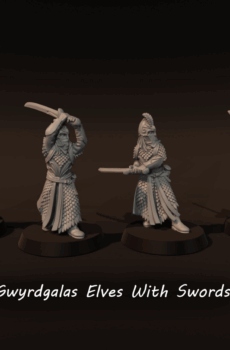 LOTR - Gwyrdgalas Elves with Swords