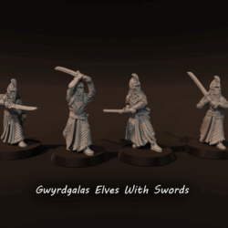 LOTR - Gwyrdgalas Elves with Swords