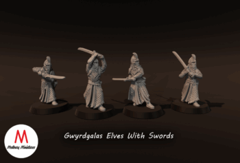 LOTR - Gwyrdgalas Elves with Swords