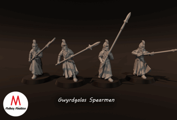 LOTR - Elven Gwyrdgalas Spearmen