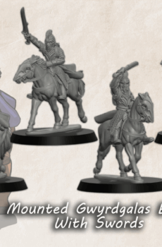 LOTR - Mounted Gwyrdgalas Elves With Swords