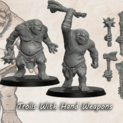 LOTR - Trolls With Hand Weapons