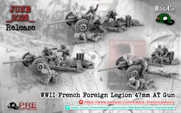 WWII FFL 47mm AT Gun