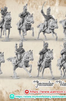 Napoleonic Spanish Hussar Command