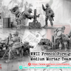 WWII FFL Medium Mortar Team