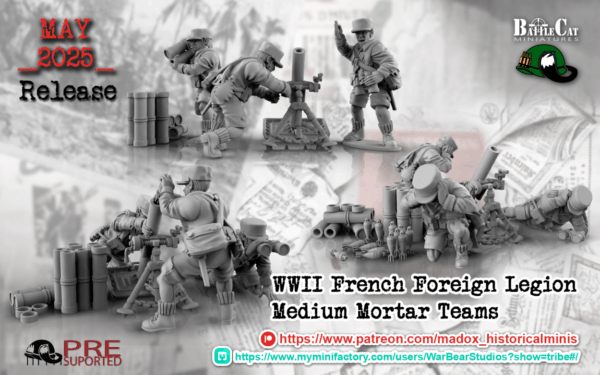 WWII FFL Medium Mortar Team